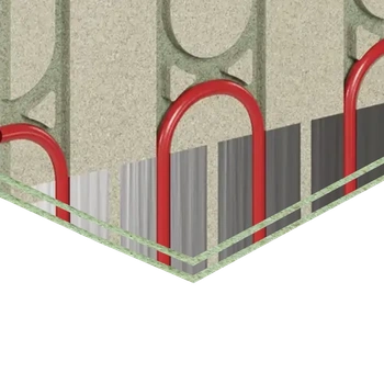 Плита TermoFloor Quick Deck (Квик Дек) для тёплого пола 2440х600, 25мм (64 л/пал)